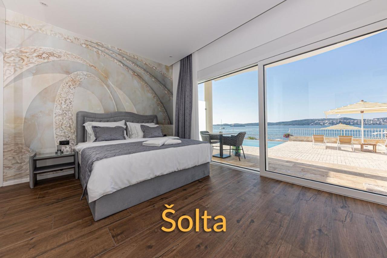 Villa Bella Vista Am Meer Trogir Dış mekan fotoğraf